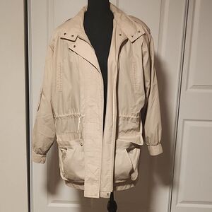 Chance Encounter mid length rain jacket